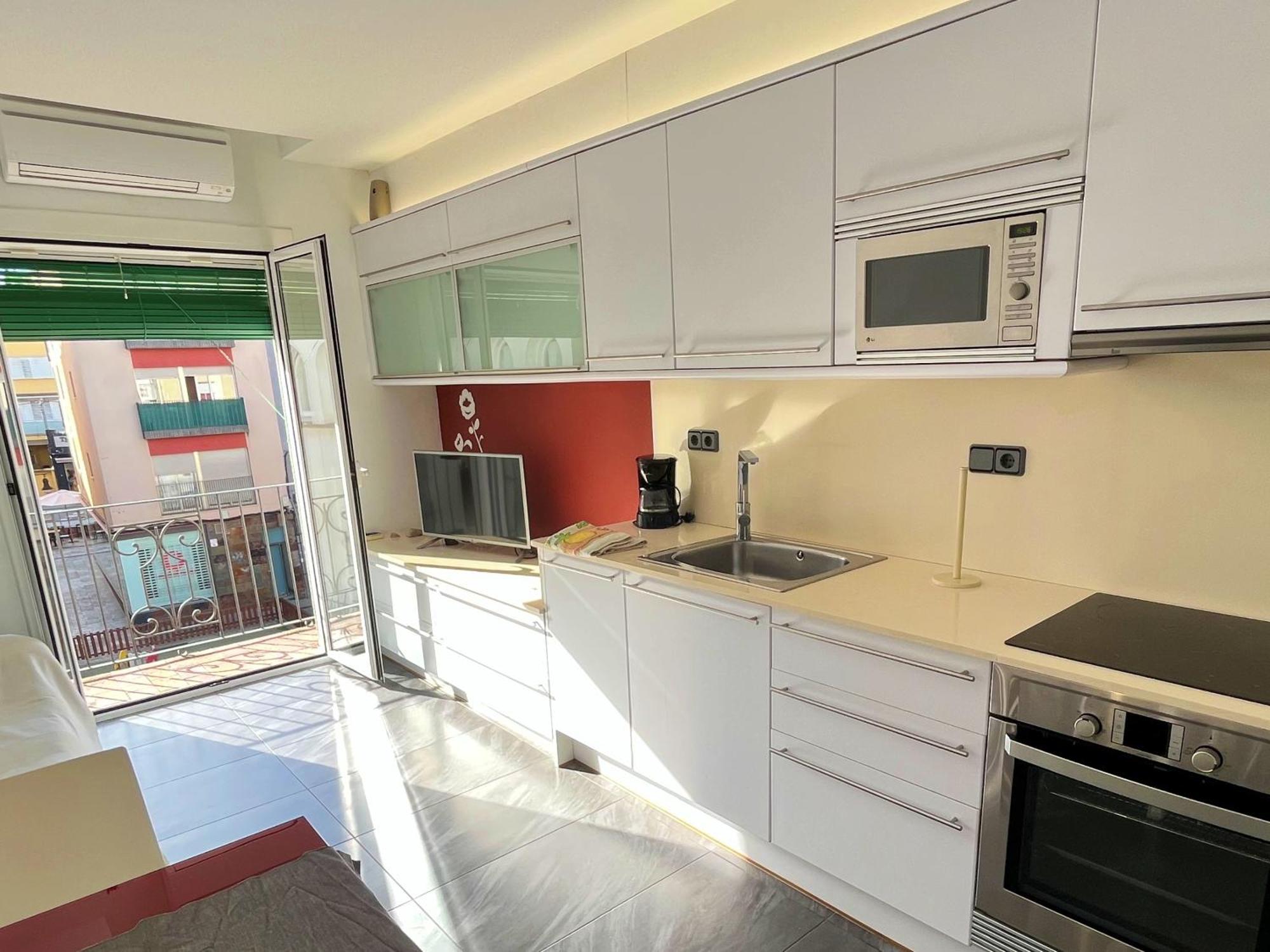 Apartamento Cerca De La Playa Blanes Exteriör bild